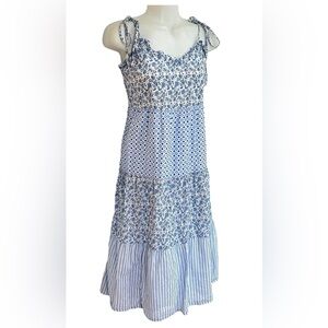 J Crew mixed color block dress+ matching kids dress